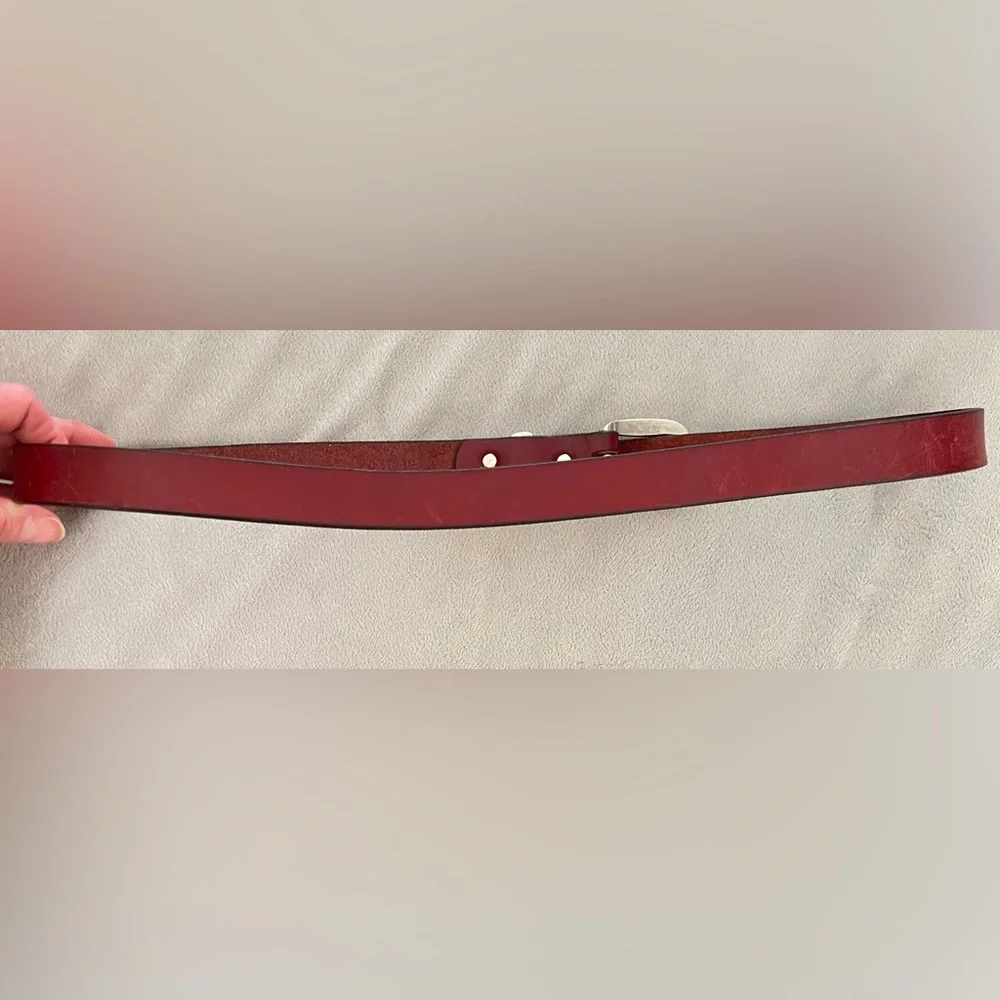Vintage BOB DICKENS Handmade Sterling Silver Ranger Belt - 1999